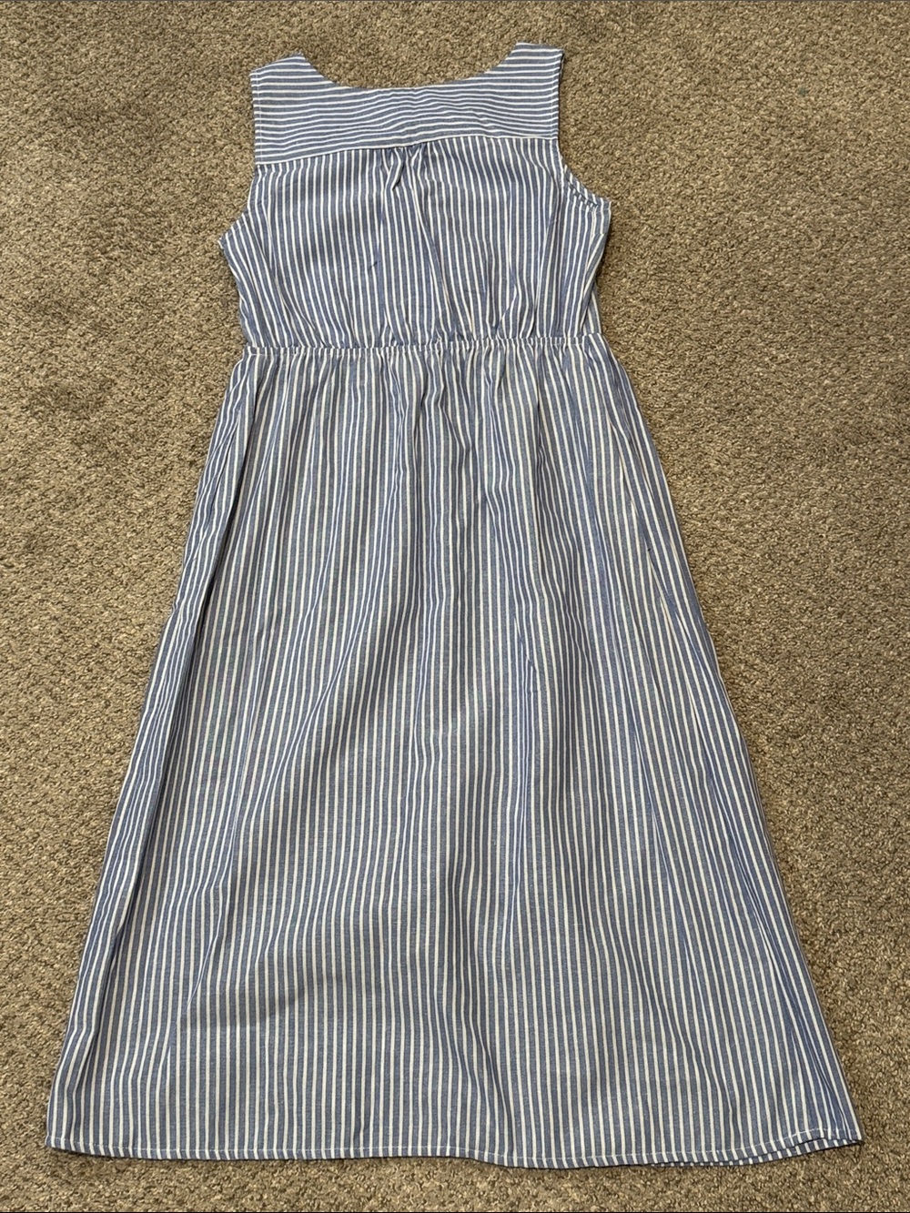 Striped Bow Front Dress - Picture 4 of 10